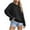 *Black, variant on ClodeEU Womens Oversized Cute Chunky Cable Knit Sweater, Round Neck Color Block Long Sleeve Sweater Wine,Womens Plus L