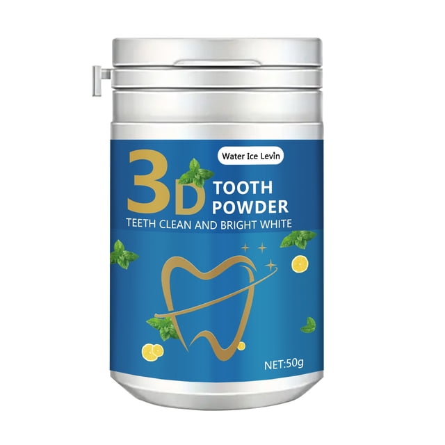 Limpieza dental Eliminación de manchas dentales Polvo de limpieza bucal fresco 50 g Limpieza dental