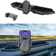 thumbnail image 1 of Neepiar Soporte Para Teléfono Compatible Con Jeep Wrangler 2018-2024 Jl Jlu 2020-2024 Gladiator Jt Soporte Para Teléfono Con Bandeja Para Tablero Con Caja De Almacenamiento No Apto Para La Versión De, 1 of 5