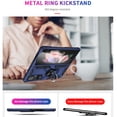 thumbnail image 4 of Feishell Hybrid Armor Case for Samsung Galaxy Z Fold3 5G,Military Grade Shockproof 360 Rotatable Metal Ring Holder Kickstand Support Magnetic Car Mount Dual Layer Protective Phone Case,Blue, 4 of 8