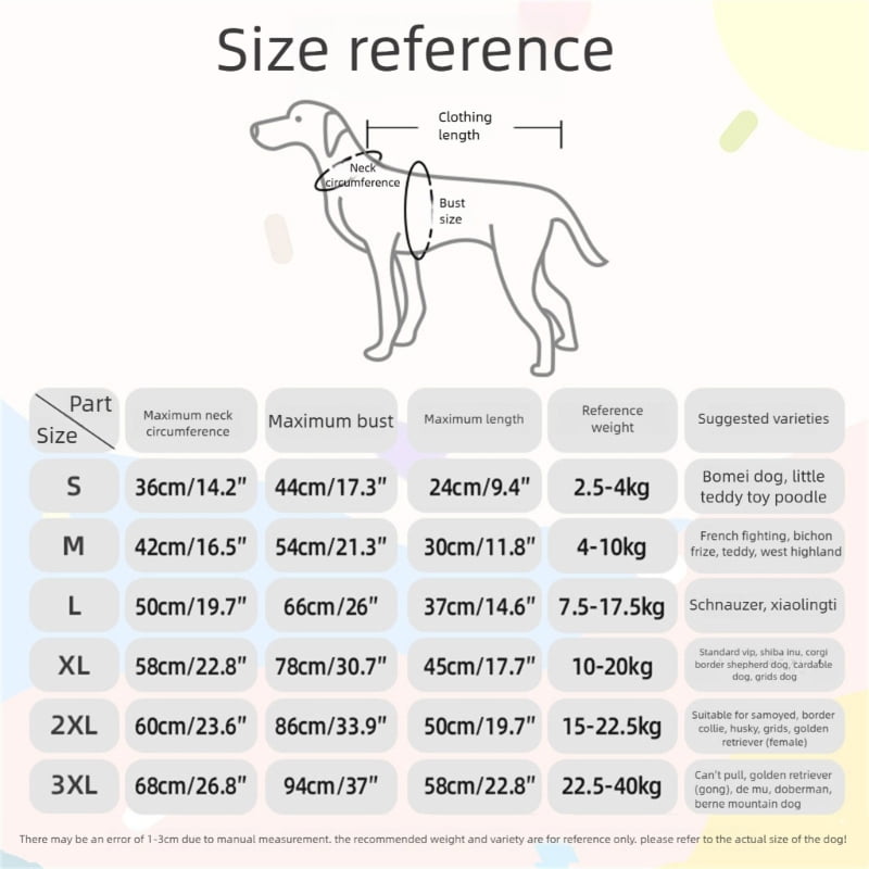 lanema Dog Full Coverage Outfit Thick Coat Clothes for Boy Girl Dog Winter Apparel
