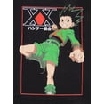 thumbnail image 7 of Hunter X Hunter Gon Freecss Punch And Kanji Logo Men's Black Tshirt-5XL, 7 of 7