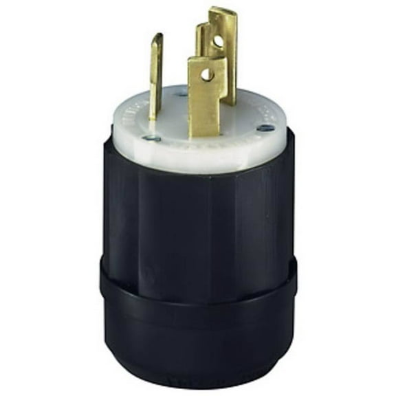 Leviton Industrial Grade Locking Cord Plug - 30A 125V 3-Wire 2-Pole - 1 Piece