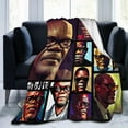 thumbnail image 2 of Samuel L Jackson Blanket Flannel Soft Throw Blankets for Bedroom Livingroom Sofa Home 40""X30"", Black, 2 of 6