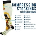 thumbnail image 4 of FREEAMG Thanksgiving Turkey Compression Socks for Men & Women Knee High Stockings for Running, Sport, Hiking & Travel, 4 of 7