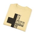 thumbnail image 3 of Inspirational Prosperities Christians Faithfulness Saying Motivational Prospering Prayer Church Statements  Unisex Garment-Dyed T-shirt, 3 of 4