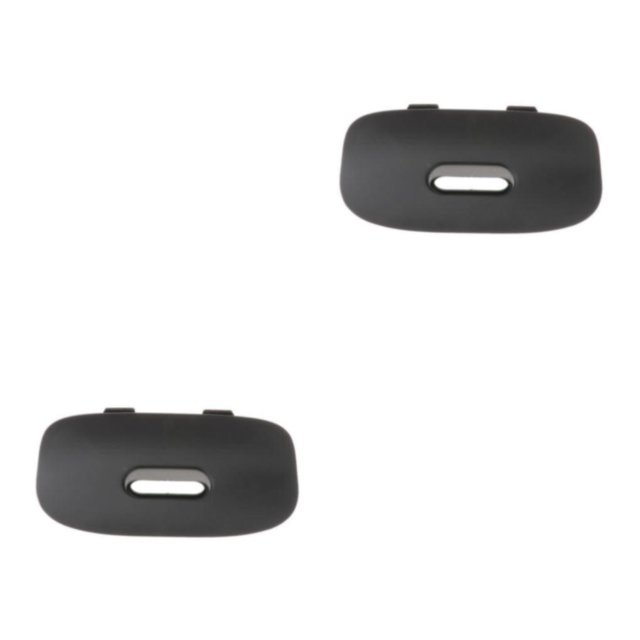 Decodeary X5 00-06 Black Rear Bumper Cover Tow Mount Bar Trim for Hole For E53 2Set