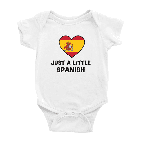 

Just A Little Spanish Cute Baby Clothing Bodysuits For Boy Girl