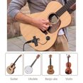 thumbnail image 4 of <p>Guitar Pickup, Piezo Contact Microphone Pickup Durable Plastic Reliable Connection Stable  For Mandolin Ukulele</p>, 4 of 7
