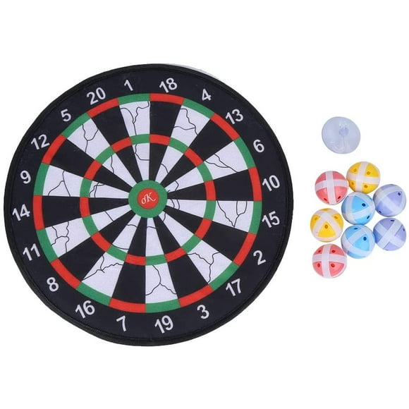 Darts Kid-Safe Indoor Dart Board Durable Flannelette Cartoon Children Suction Cup Dartboard Lightweight Indoor Outdoor Sports Throwing Stick Ball Toy for Kids Teens