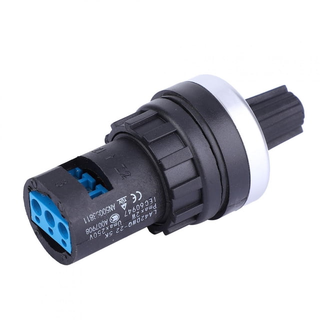 Potentiometer, 22mm 5K Single Circle Potentiometer Easy To Install Stability Contact Performance Home Factory For Work Replacement