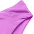 thumbnail image 5 of Viikei Bathing Suit for Women Crop Top High Waisted Bikini Set Solid Color Swimsuits, 5 of 8