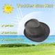 thumbnail image 3 of Sombrero de jazz con circunferencia de 56-58 cm, sombrero de paja, sombrero de copa para hombres y mujeres, protector solar de verano, sombrero para el sol al aire libre, 3 of 5