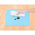 thumbnail image 3 of Unique Bargains Set of 6 Silicone Placemats for Kitchen Dining Table Decor Light Blue, 3 of 7