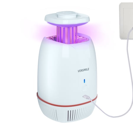 VENSMILE Electric Bug Zapper Plug In Mosquito Trap , White