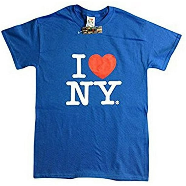IloveNY I Love NY Manches Courtes, T-Shirt Coeur, Tee-Shirt pour Femme, Logo Sérigraphié