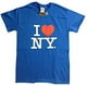 IloveNY I Love NY Manches Courtes, T-Shirt Coeur, Tee-Shirt pour Femme, Logo Sérigraphié – image 1 sur 1