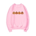 thumbnail image 4 of NMMUED Women's Halloween Sweatshirt, Womens Halloween Tops, Oversized Shirts for Women, Fall Tops for Women 2025, Embroidered Tops for Women, Womens Halloween Apparel, Pink M, 4 of 4