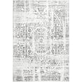 thumbnail image 2 of Traditional Vintage Ring Around The Rosette Grey Area Rugs, 5 Feet by 8 Feet (5' x 8'), 2 of 6