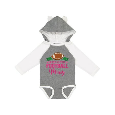

Inktastic Football Girls Sports Gift Gift Baby Girl Long Sleeve Bodysuit