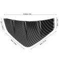 thumbnail image 3 of Rear Spoiler Fin Kit, Universal Rear Spoiler  Fin Tail Lower Bumper Lip Diffuser Splitter with Buckle, 3 of 8