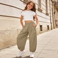 thumbnail image 2 of SNKSDGM Back-to-School Girls Pantaloons Casual Playful with Elastic Waist for Everyday Outdoor Activities Age 1-8 Years Comfortable Spring Summer Pants, 2 of 6