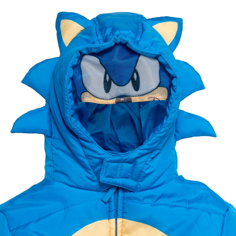 Print-motif Windbreaker - Bright blue/Sonic the Hedgehog - Kids