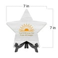 thumbnail image 6 of God Will Keep You From All Danger Star Table Sign with Acrylic Stand (7x7”) Religious Decor | Family And Friends Community | Church Table Sign, 6 of 6