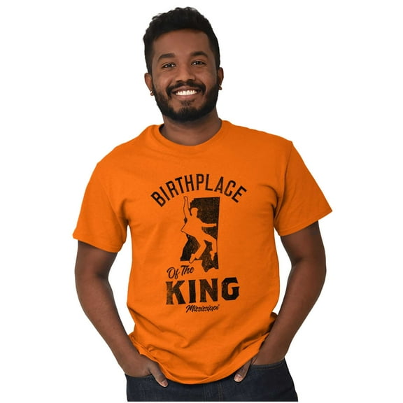 Birthplace Of The King Mississippi Men's Graphic T Shirt Tees Brisco Brands S