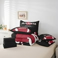 thumbnail image 5 of Erosebridal Atlanta Bedding Sets Twin Size,Sports Theme Comforter Sets with Sheets,Football City Bed in a Bag Twin Size For Boys Kids,Microfiber Bedroom Decoration Reversible,7-Piece, 5 of 7