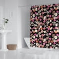 thumbnail image 2 of Waterproof Sweet Daisy Seamless Chrysanthemum Shower Curtain 72x72 Inch Boho Style Polyester Unique Shower Curtain for Bathroom Hotel Home Decor with 12 Plastic Hooks, 2 of 5