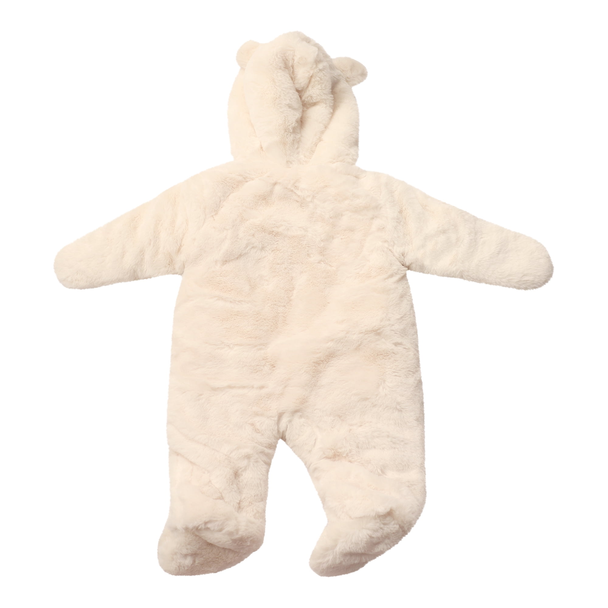 Disney Clothes Baby Boys Hooded Pram Suit – Fleece Footed Onesie with Ears, Winnie the Pooh Outfit (0/3M–6/9M)