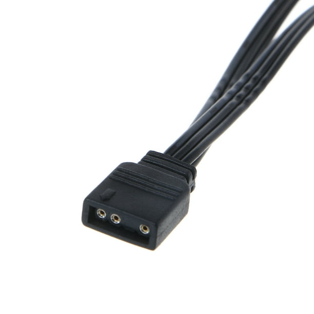 3 RGB Connector Wire Splitter Extension Cable for Computer Fan AURA RGB - Walmart.com