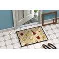 thumbnail image 4 of Red and White Wine Door Mat, 4 of 4