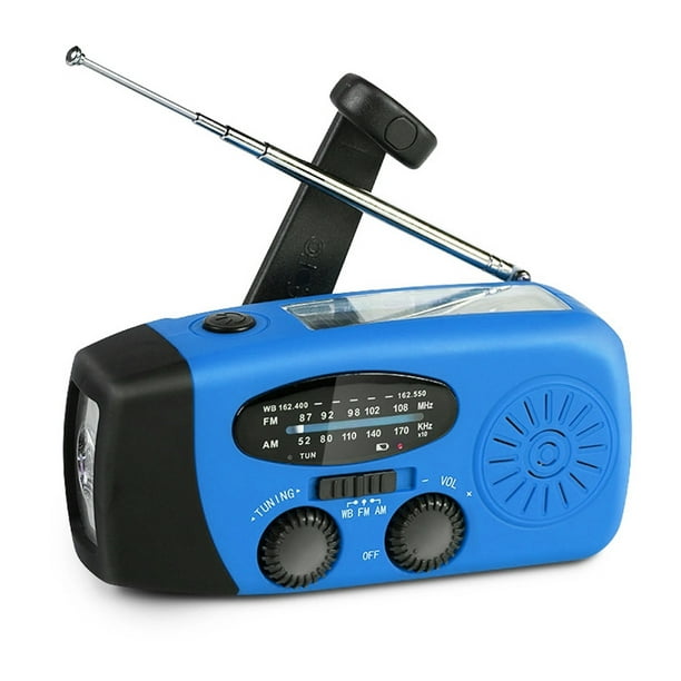 Portable Emergency Weather Radio Hand Crank, Self Powered, AM/FM/NOAA