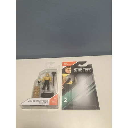 Mega Construx Heroes Captain Kirk Star Trek New