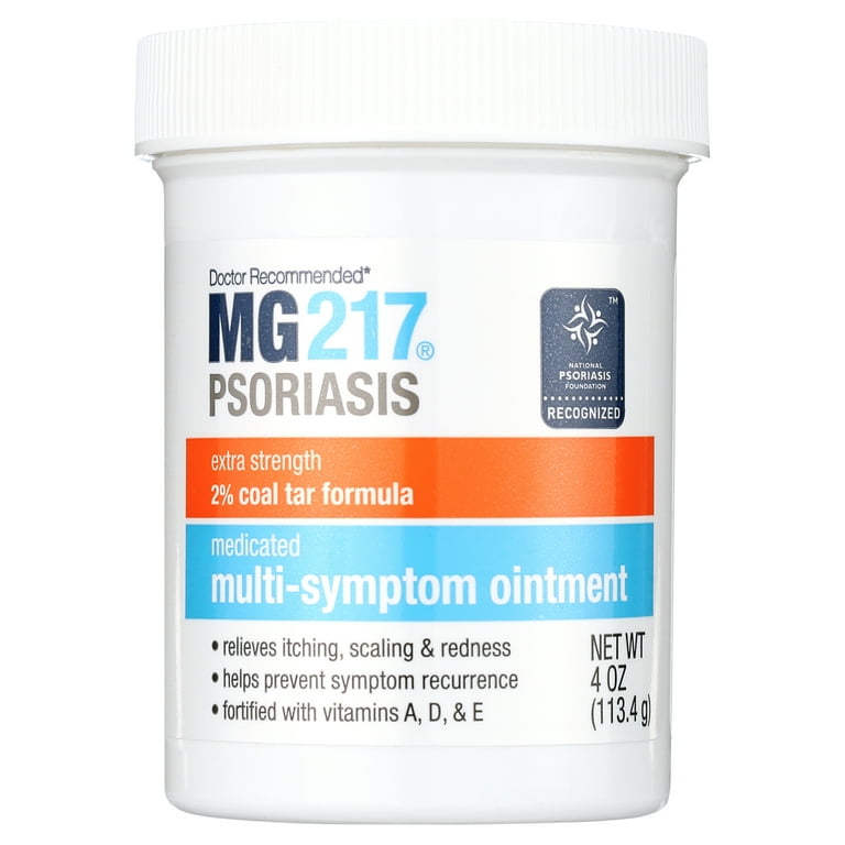 MG217 Psoriasis Relief 2% Coal Tar Ointment - 4 oz Jar