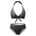 thumbnail image 2 of Traje de baño de 2 piezas para mujer, trajes de baño para mujer, conjunto de dos piezas para mujer, traje de baño liso, ropa de playa para mujer, 2 of 9