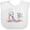 AA-White, variant on Inktastic Skeleton Pukes Rainbow Boys or Girls Baby Bib
