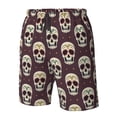 thumbnail image 4 of Salouo funny Skull star Pattern Swim Trunks for Men,Men's Hawaiian Bathing Suit Swimsuits Quick Dry Swimming Board Shorts Beach Shorts with Pockets-Large, 4 of 6