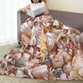 thumbnail image 6 of Sikiie Colorful Seashells Ultra-Soft Micro flannel Blanket Luxury All Seasons Warm Blanket for Bedding Sofa and Travel (4 sizes)-40"x30", 6 of 7