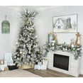 thumbnail image 5 of AuldHome Design Farmhouse Ball Ornaments (Set of 6, Gold/Silver); Distressed Metal Glass Ball Vintage Style Christmas Decorations, 5 of 10