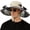 Beige D, variant on Solar Fan Hat with 2 Fans, Wide Brim Solar Powered Fan Hat for Men Wome, UPF 50+ Outdoor Fishing & Beach Sun Hat