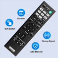thumbnail image 4 of 2X -AA400U Reemplazo del Control Remoto para el Control Remoto Stereo Receiver STR-DH190 STRDH190, 4 of 5