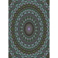 thumbnail image 1 of Ahgly Company Machine Washable Indoor Rectangle Transitional Charcoal Black Area Rugs, 7' x 10', 1 of 7