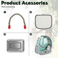 thumbnail image 4 of Bird Carrier Backpack Parrot Portable Breathable Bag Pet Bird Lightweight Travel Cage, 4 of 4