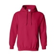 thumbnail image 3 of Gildan Mens Heavy Blend Hooded Sweatshirt, 2XL, Cherry Red, 3 of 3
