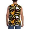 thumbnail image 4 of Uemuo Farm Goose Pattern Men's Sleeveless T-Shirt,Muscle Athletic Tank Top, Moisture-wicking Quick-dry Breathable Classic Tee Top for Gym Run Outdoor Sports-, 4 of 8