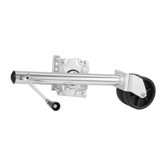 Trailer Jack with Wheel,2000 lbs Load Capacity,Heavy Duty Swivel Boat Trailer Jack with PP Dual Wheel&Ergonomic Handle,15-27"Lift Range,Fit for RVs,Boats&Utility Trailers