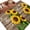 Yellow, variant on Spring Sunflowers Area Rug 5x7 Washable Rug Non Slip Farmhouse Brown Wooden Plank Large Area Rug Soft Stainresistant Indoor Floor Carpet for Living Room Bedroom Home Office Dining Room Nursery